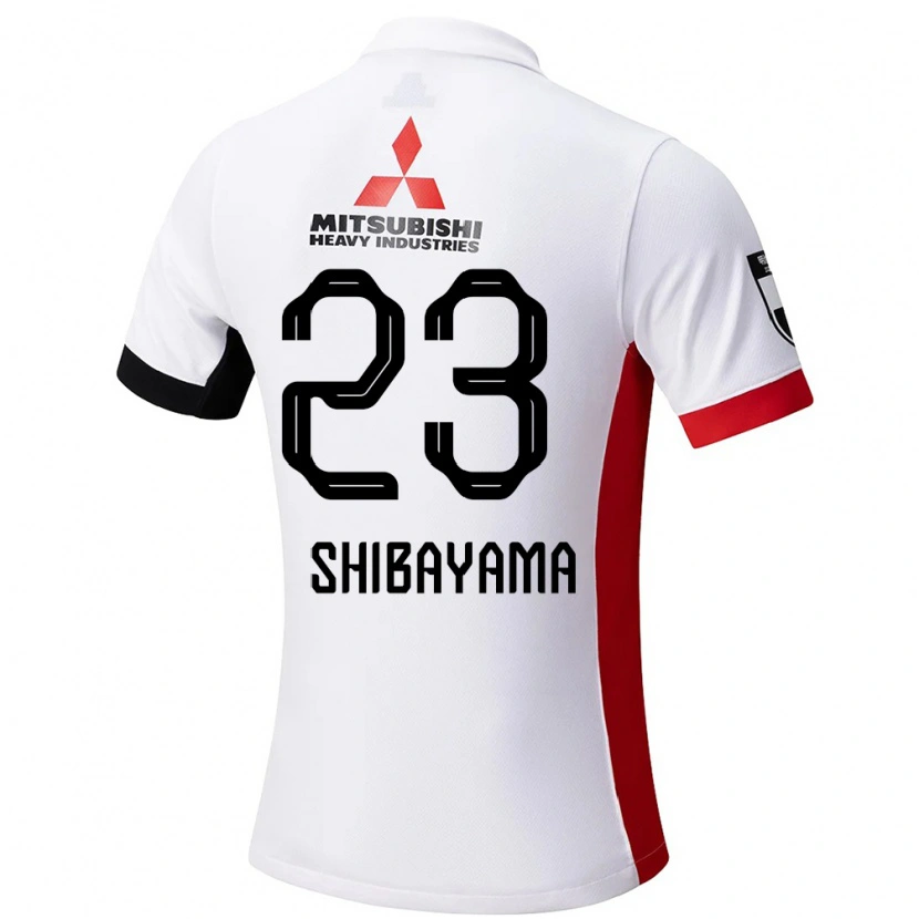 Danxen Kid Fumina Shibayama #23 White Black Away Jersey 2025/26 T-Shirt