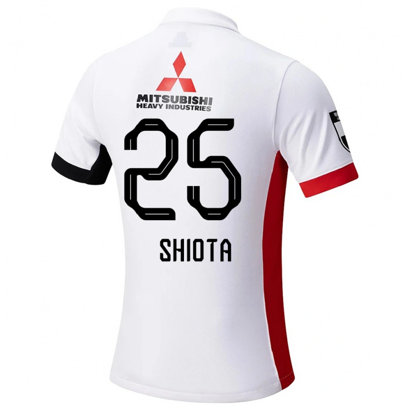 Danxen Kid Hitoshi Shiota #25 White Black Away Jersey 2025/26 T-Shirt