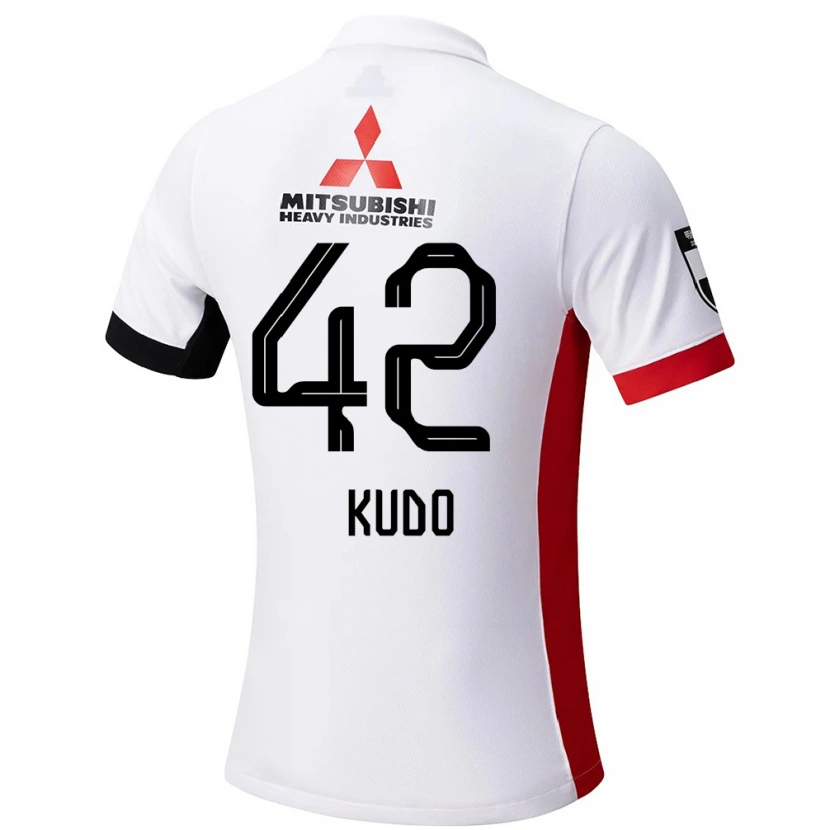 Danxen Kid Kota Kudo #42 White Black Away Jersey 2025/26 T-Shirt