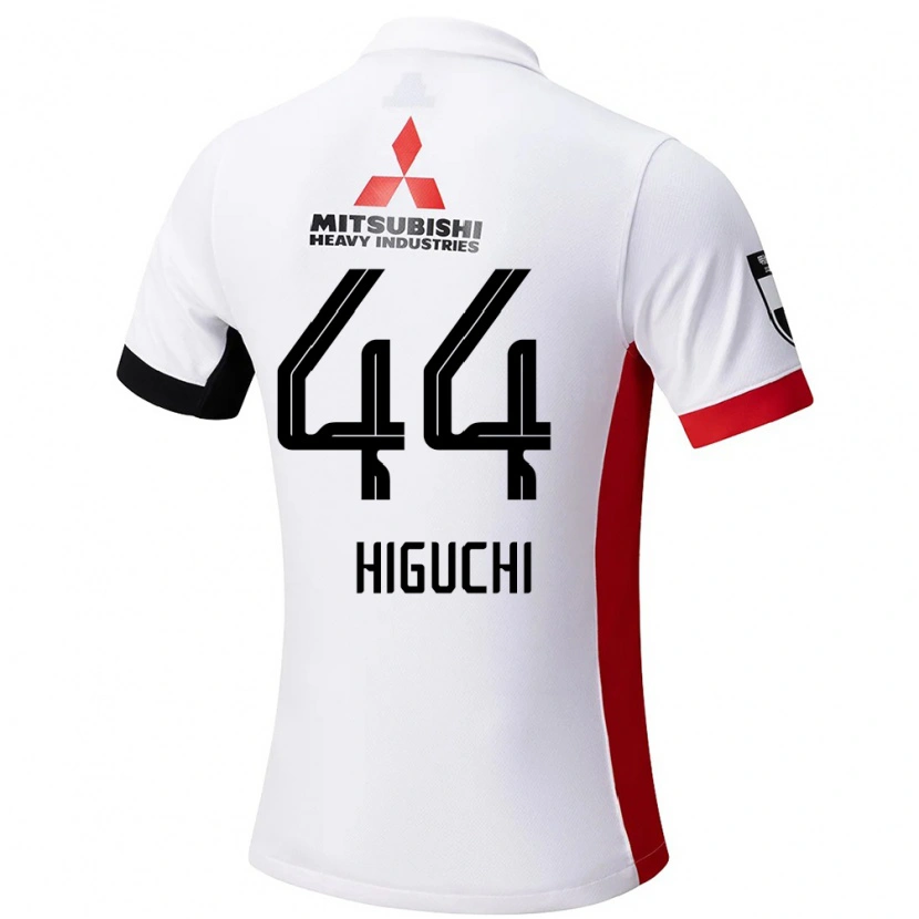 Danxen Kid Yota Higuchi #44 White Black Away Jersey 2025/26 T-Shirt