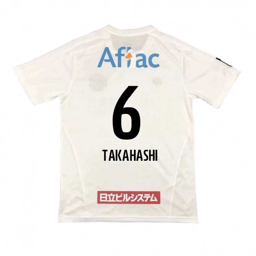 Danxen Kid Shunki Takahashi #6 Light Gray Beige Away Jersey 2025/26 T-Shirt