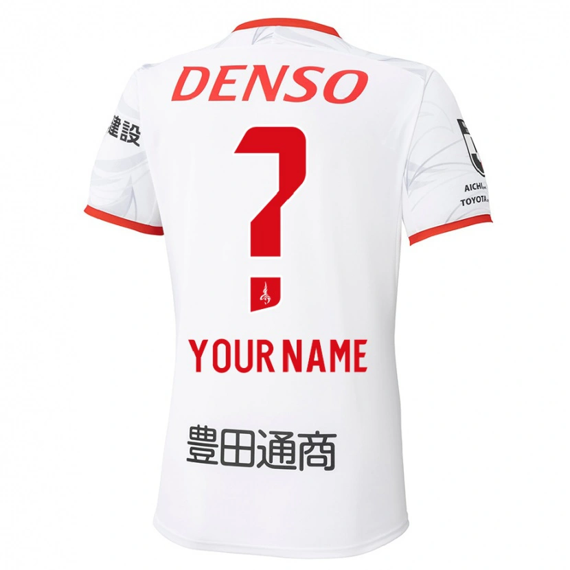 Danxen Kid Your Name #0 White Red Away Jersey 2025/26 T-Shirt