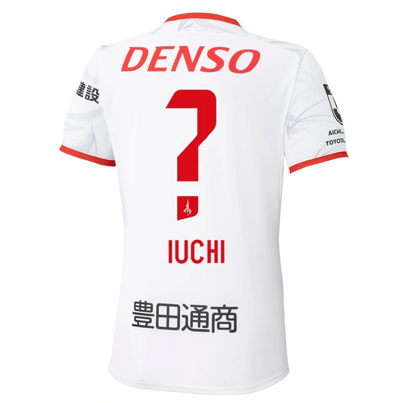 Danxen Kid Yosuke Iuchi #0 White Red Away Jersey 2025/26 T-Shirt