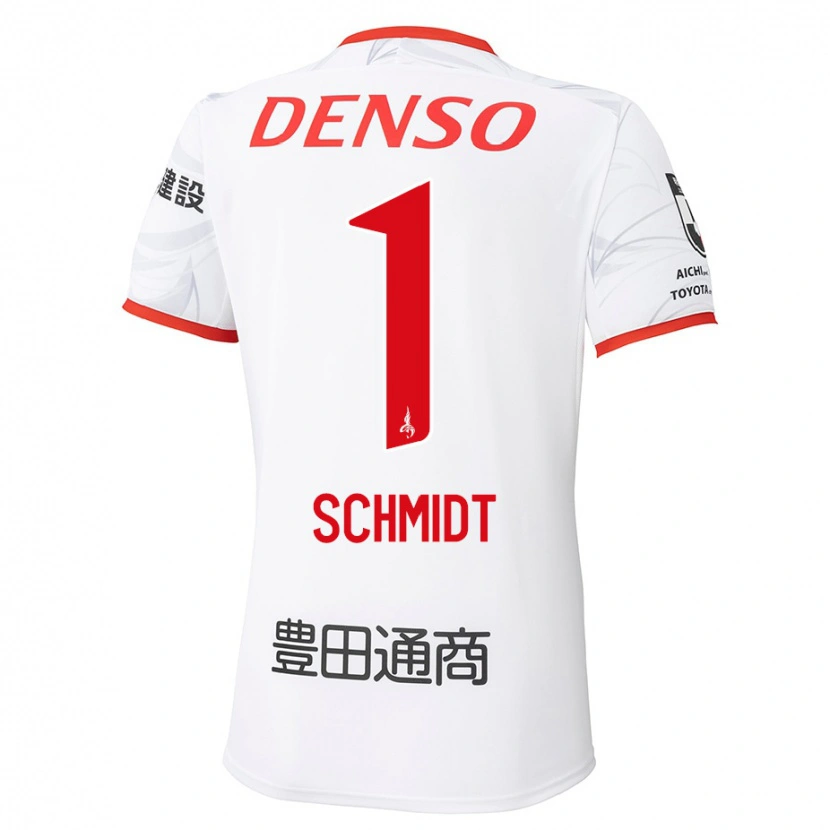 Danxen Kid Daniel Schmidt #1 White Red Away Jersey 2025/26 T-Shirt