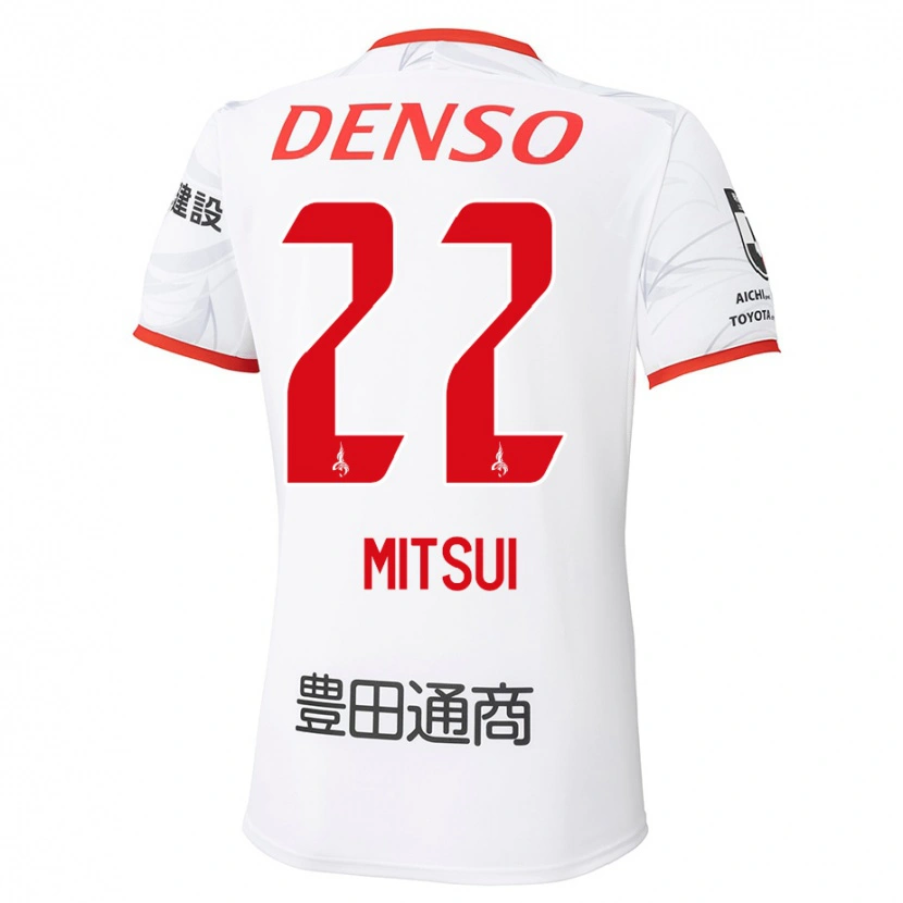 Danxen Kid Daiki Mitsui #22 White Red Away Jersey 2025/26 T-Shirt