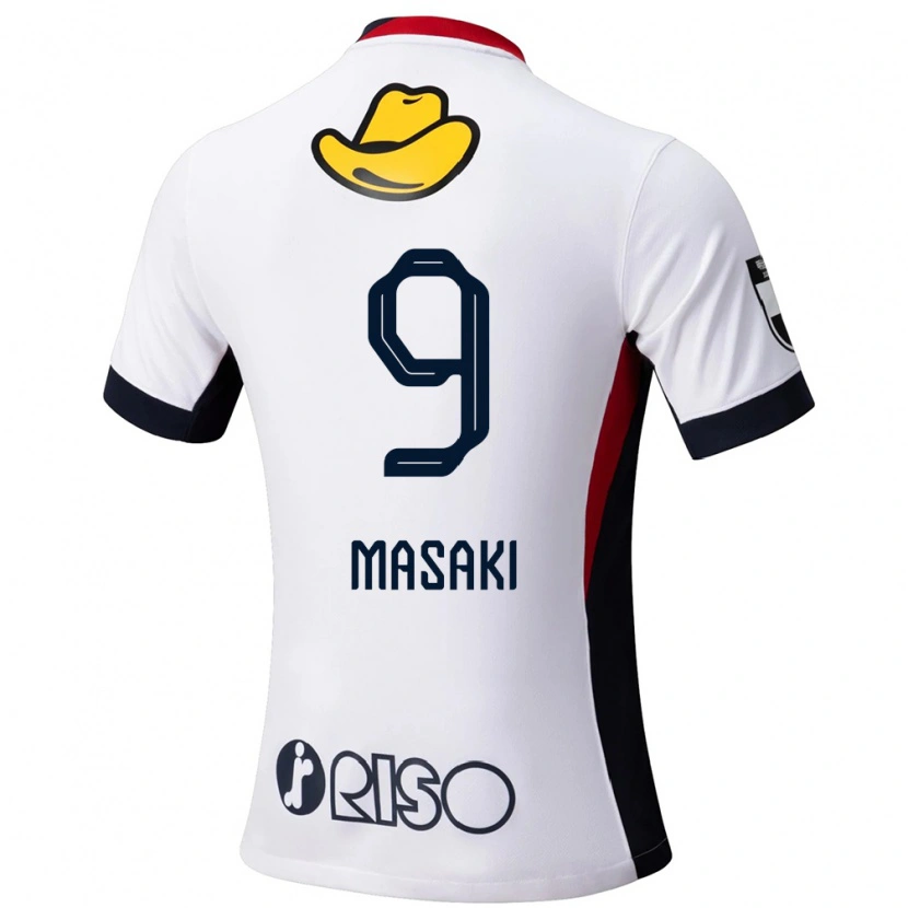 Danxen Kid Hiroto Masaki #9 White Black Away Jersey 2025/26 T-Shirt