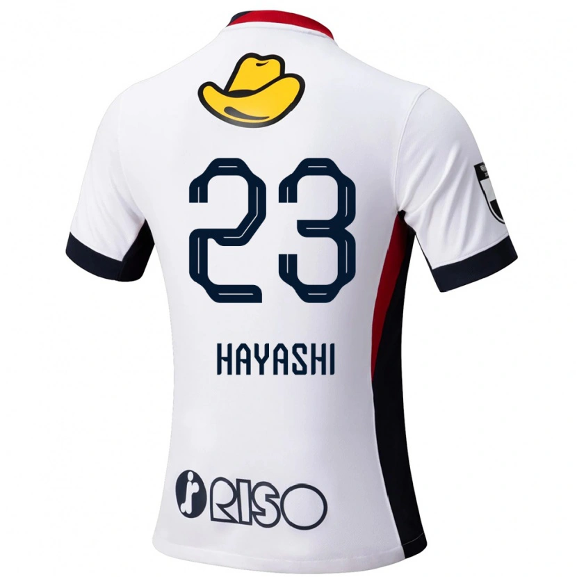 Danxen Kid Naoki Hayashi #23 White Black Away Jersey 2025/26 T-Shirt