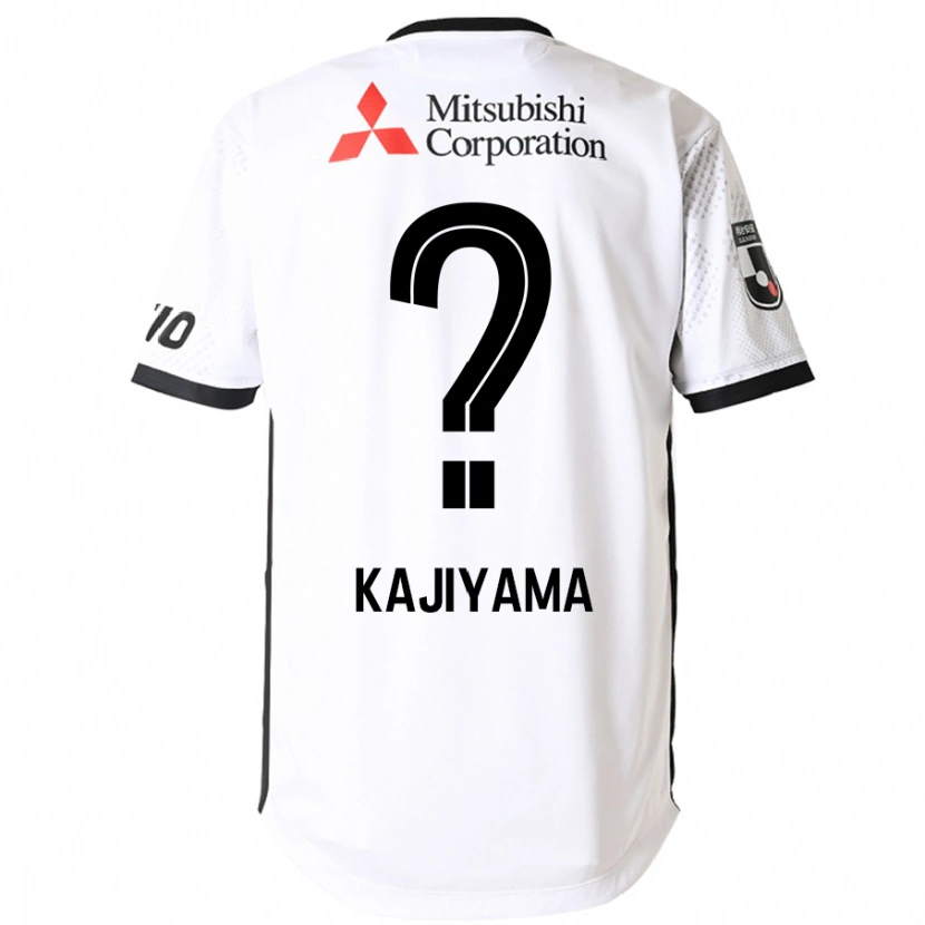 Danxen Kid Rento Kajiyama #0 White Black Away Jersey 2025/26 T-Shirt