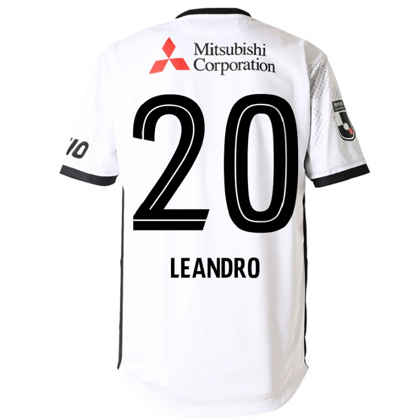 Danxen Kid Leandro #20 White Black Away Jersey 2025/26 T-Shirt