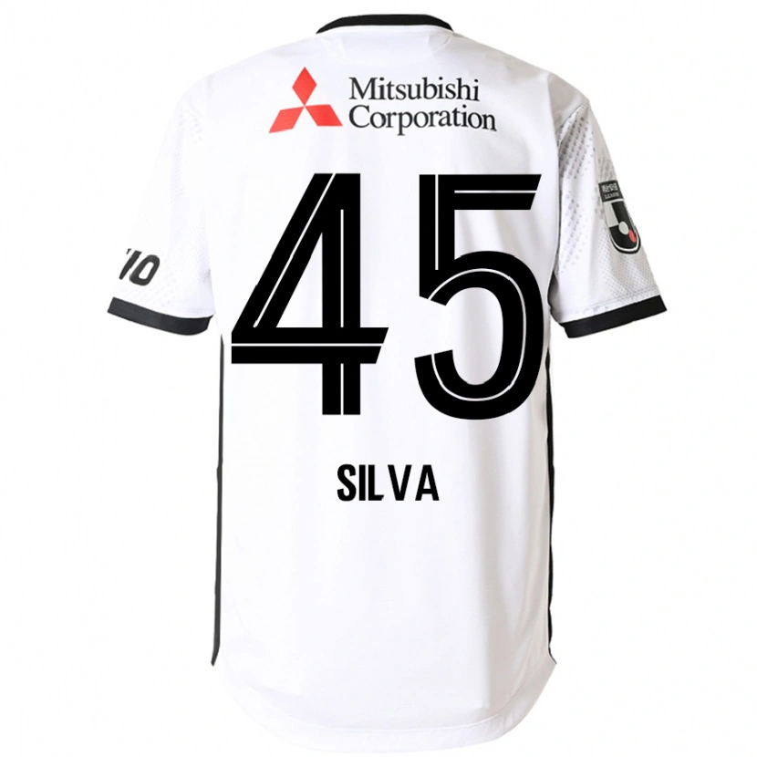 Danxen Kid Arthur Silva #45 White Black Away Jersey 2025/26 T-Shirt