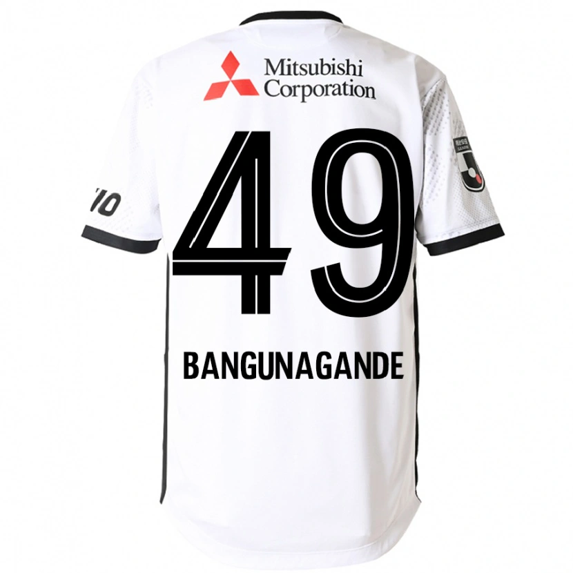 Danxen Kid Kashif Bangunagande #49 White Black Away Jersey 2025/26 T-Shirt