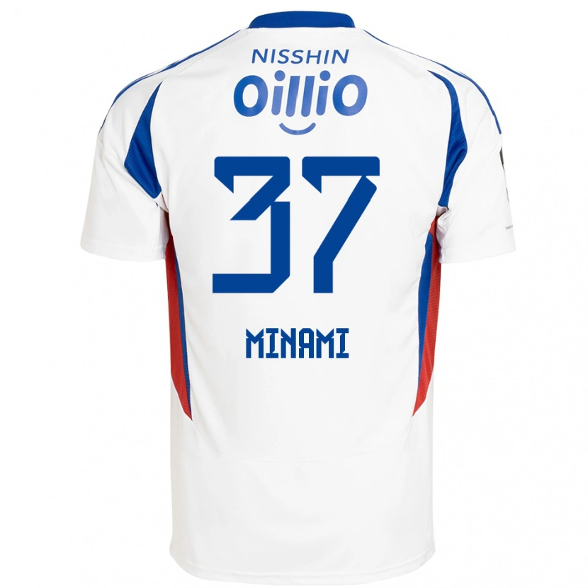 Danxen Kid Takuto Minami #37 White Royal Blue Away Jersey 2025/26 T-Shirt