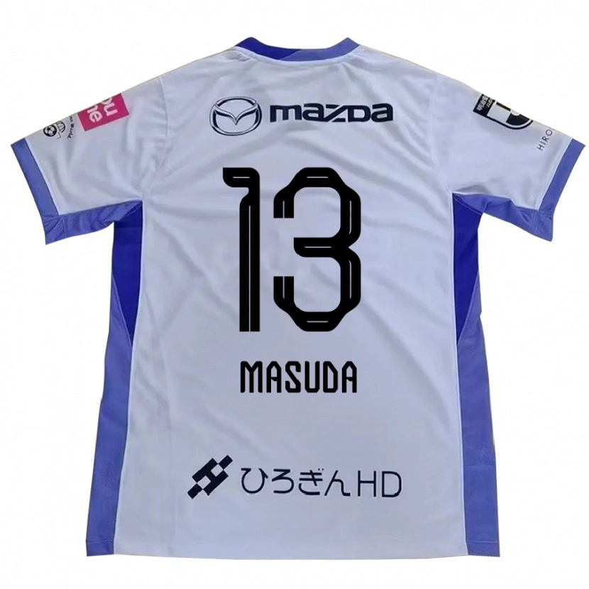 Danxen Kid Takuya Masuda #13 White Orange Away Jersey 2025/26 T-Shirt