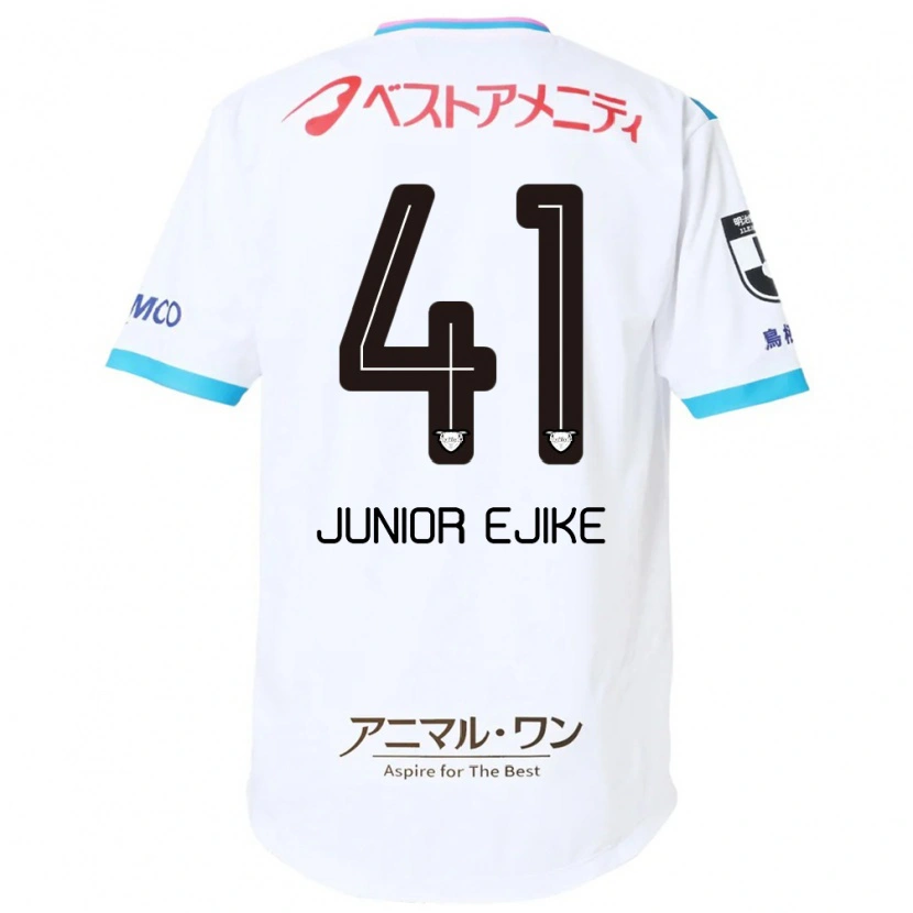 Danxen Kid Ibuki Vincent Junior Ejike #41 White Pink Away Jersey 2025/26 T-Shirt