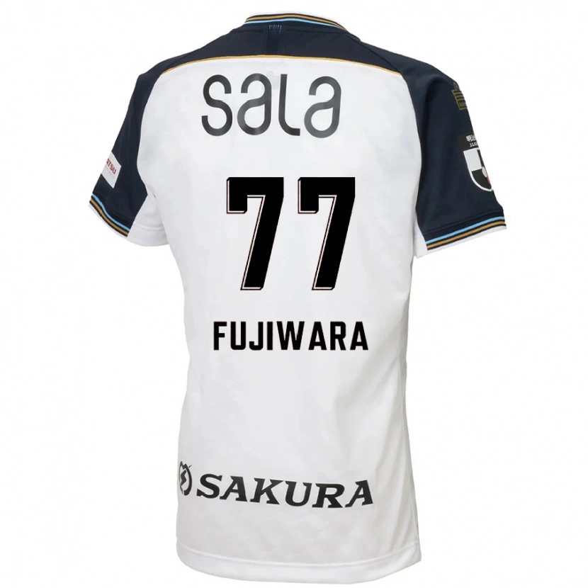 Danxen Kid Kensuke Fujiwara #77 White Black Away Jersey 2025/26 T-Shirt