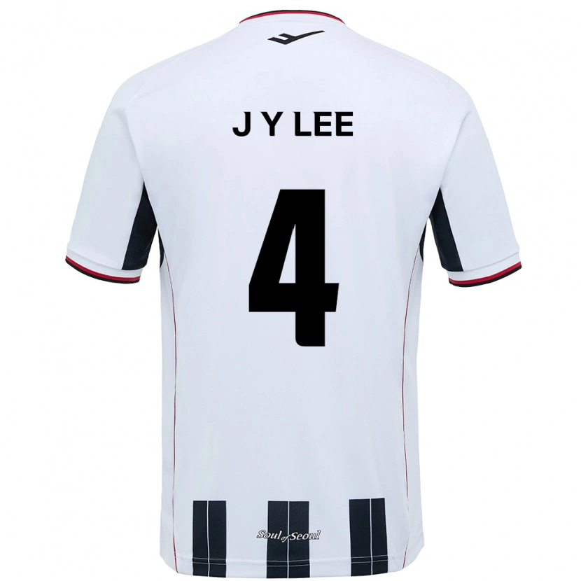 Danxen Kid Young-Jun Lee #4 White Black Away Jersey 2025/26 T-Shirt