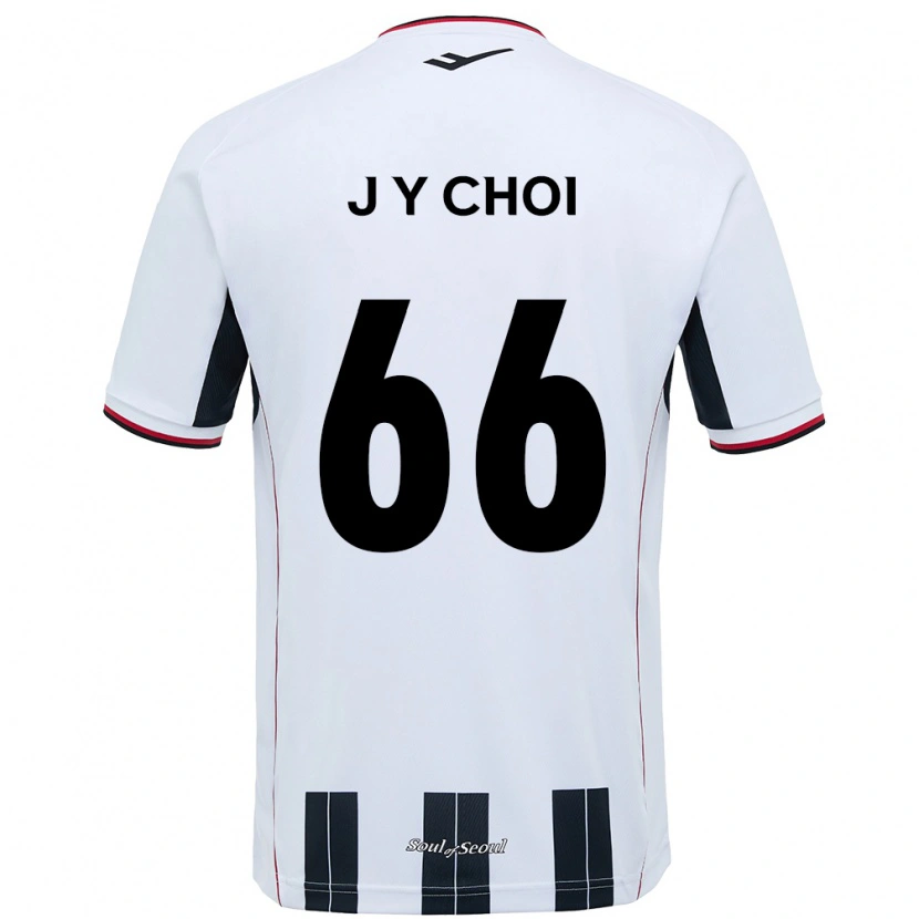 Danxen Kid Jun-Yeong Choi #66 White Black Away Jersey 2025/26 T-Shirt