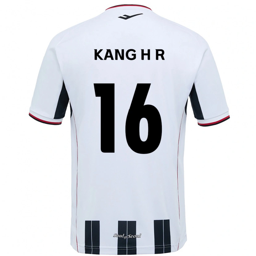 Danxen Kid Kang Hye-Rim #16 White Black Away Jersey 2025/26 T-Shirt