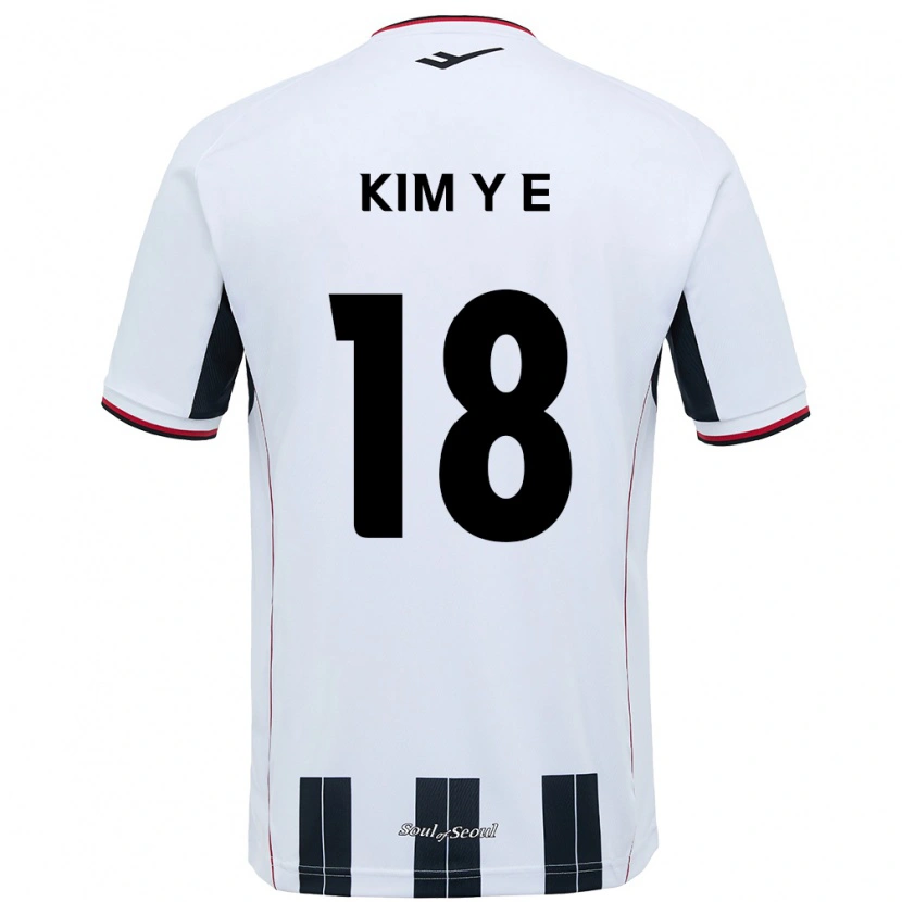 Danxen Kid Kim Young-Eun #18 White Black Away Jersey 2025/26 T-Shirt