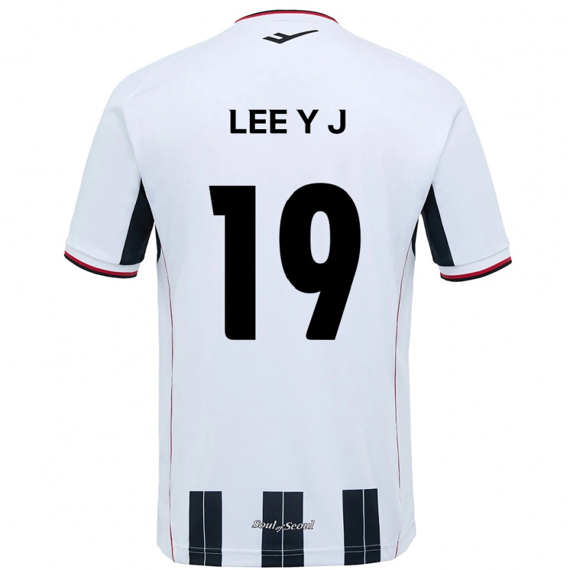 Danxen Kid Lee Ye-Jin #19 White Black Away Jersey 2025/26 T-Shirt