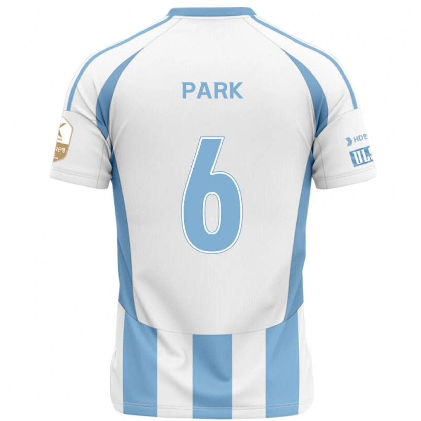 Danxen Kid Jun Park #6 White Sky Blue Away Jersey 2025/26 T-Shirt