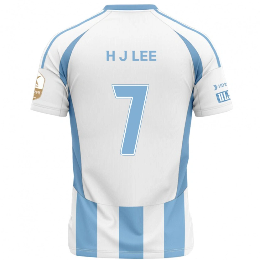 Danxen Kid Jae-Hun Lee #7 White Sky Blue Away Jersey 2025/26 T-Shirt