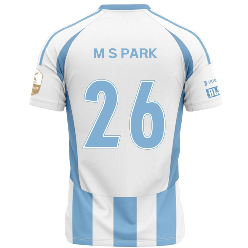 Danxen Kid Min-Seo Park #26 White Sky Blue Away Jersey 2025/26 T-Shirt