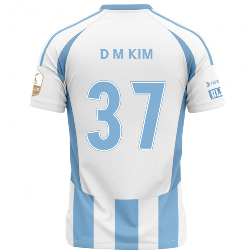 Danxen Kid Do-Min Kim #37 White Sky Blue Away Jersey 2025/26 T-Shirt