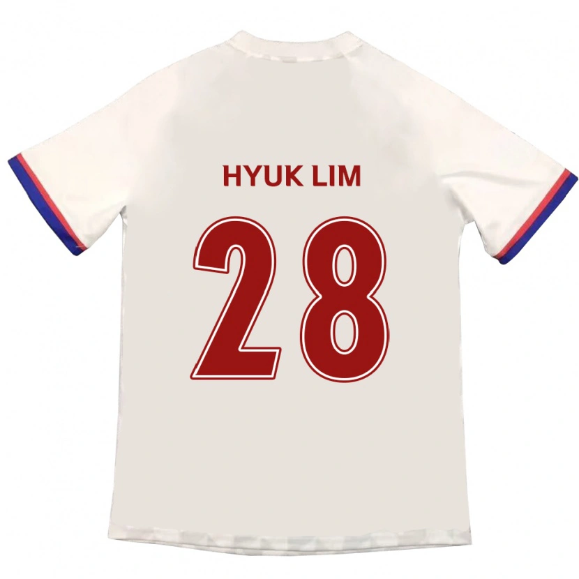 Danxen Kid Hyuk Lim #28 Off-White Red Away Jersey 2025/26 T-Shirt