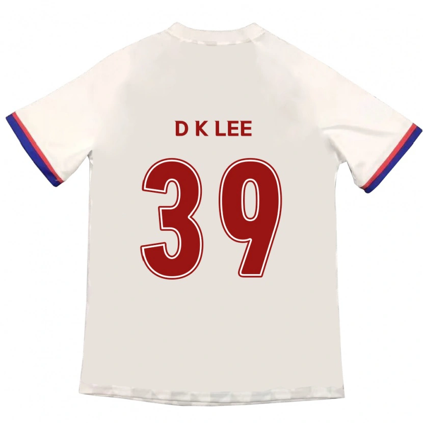 Danxen Kid Dae-Kwang Lee #39 Off-White Red Away Jersey 2025/26 T-Shirt