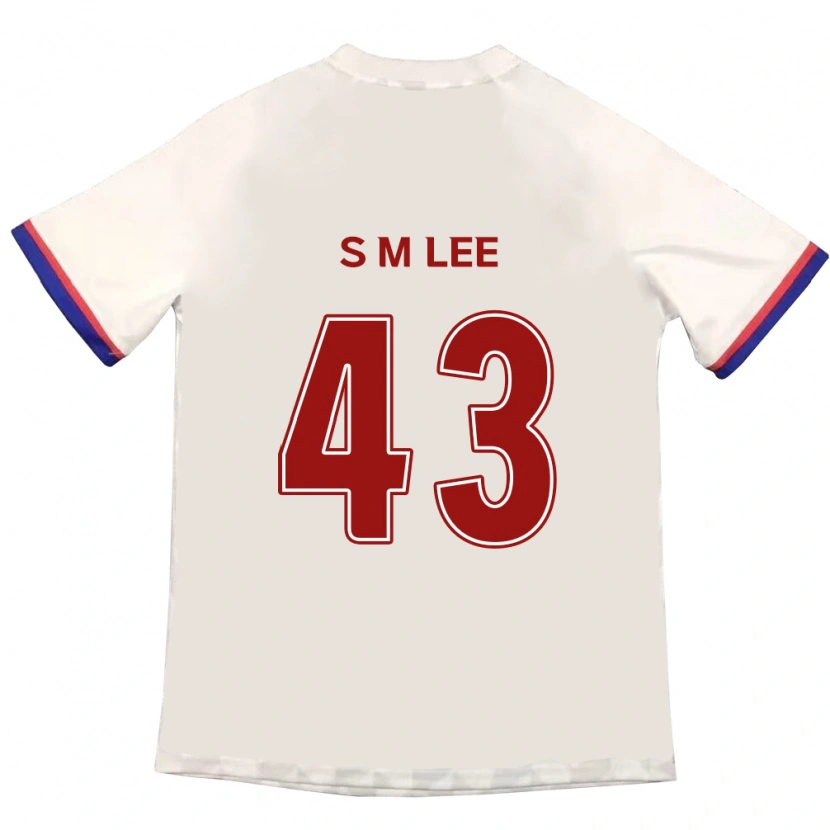 Danxen Kid Si-Myeong Lee #43 Off-White Red Away Jersey 2025/26 T-Shirt