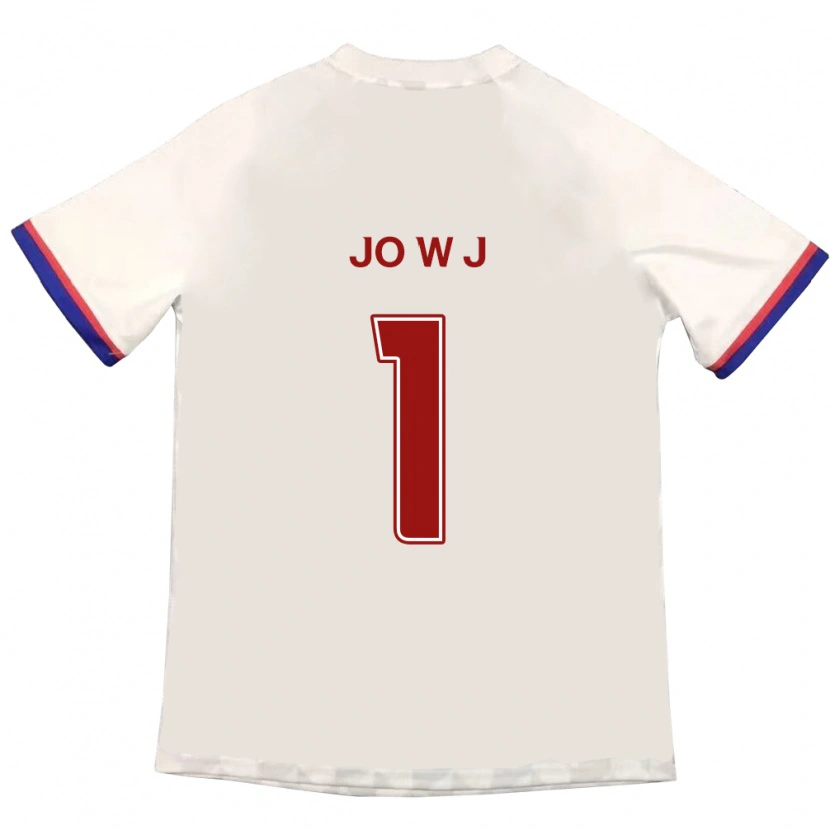 Danxen Kid Jo Woo-Jang #1 Off-White Red Away Jersey 2025/26 T-Shirt