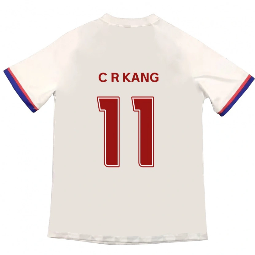 Danxen Kid Kang Chae-Rim #11 Off-White Red Away Jersey 2025/26 T-Shirt