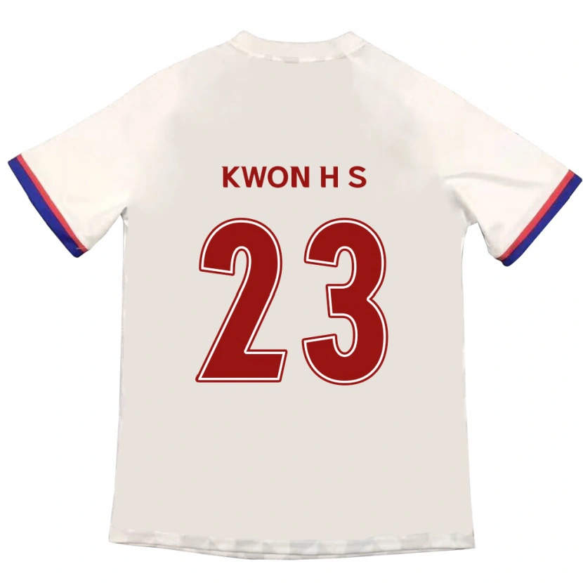 Danxen Kid Kwon Hui-Seon #23 Off-White Red Away Jersey 2025/26 T-Shirt