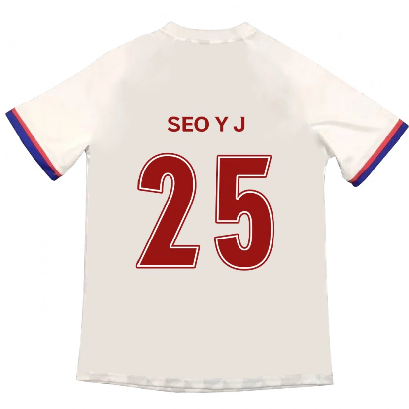 Danxen Kid Seo Ye-Jin #25 Off-White Red Away Jersey 2025/26 T-Shirt