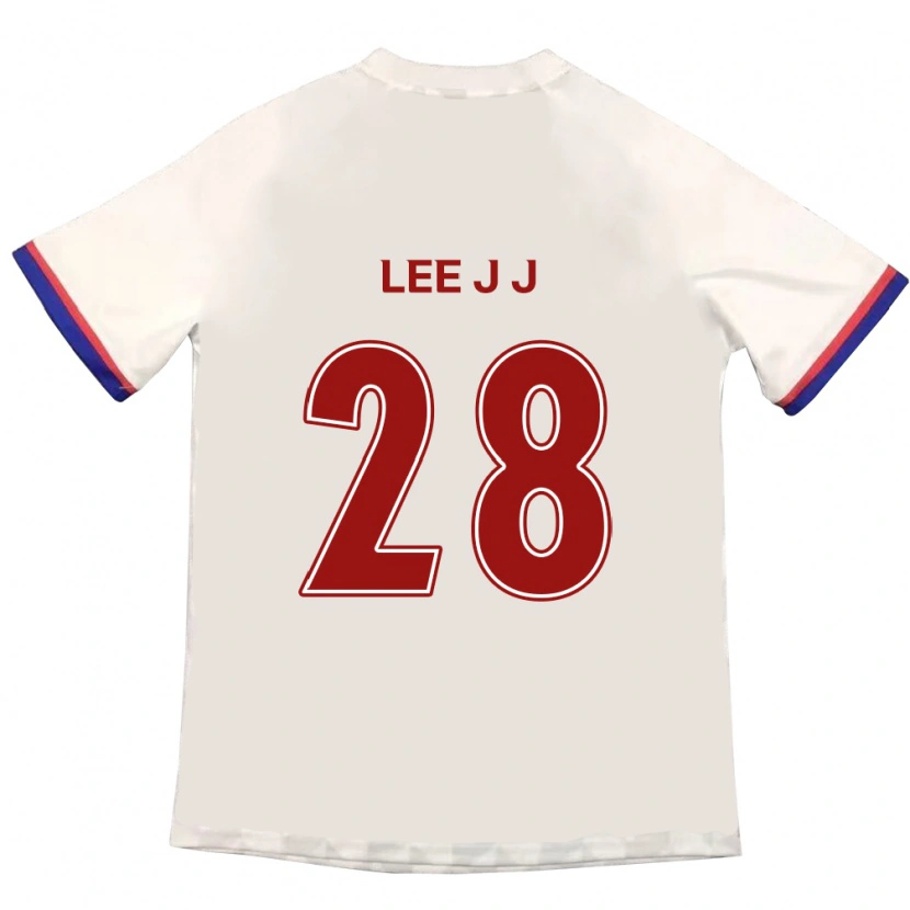 Danxen Kid Lee Jin-Joo #28 Off-White Red Away Jersey 2025/26 T-Shirt