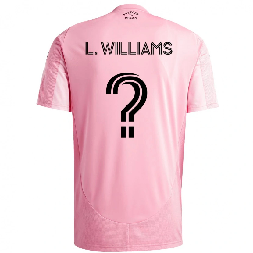 Danxen Men Levi Williams #0 Pink Black Home Jersey 2025/26 T-Shirt