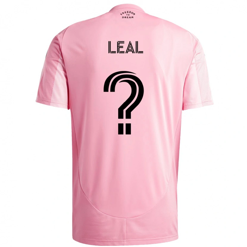 Danxen Men Gabriel Leal #0 Pink Black Home Jersey 2025/26 T-Shirt