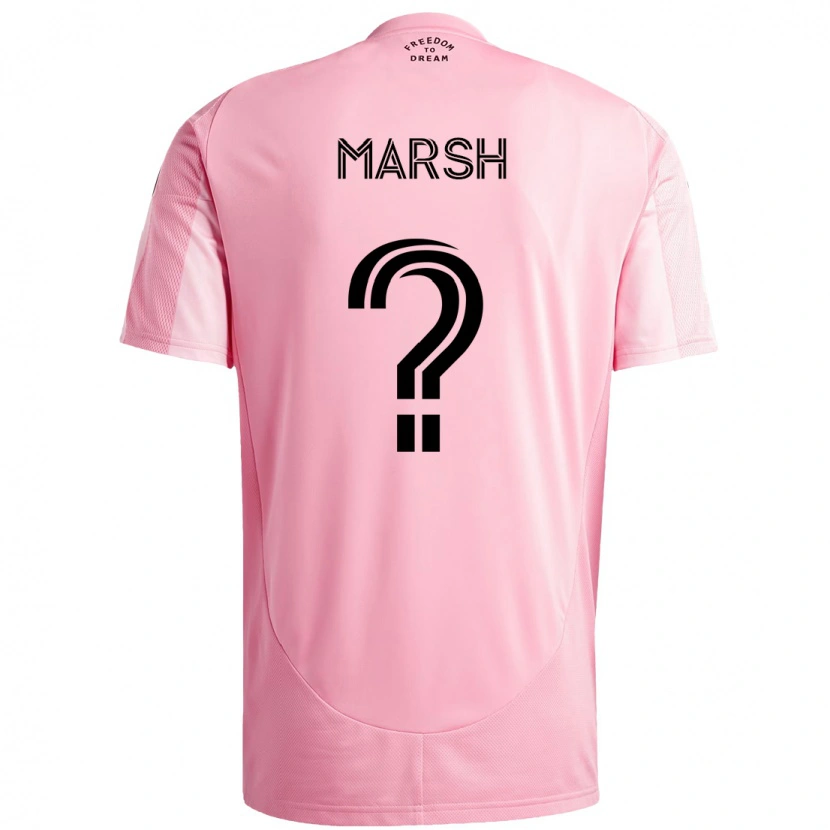 Danxen Men Cadriano Marsh #0 Pink Black Home Jersey 2025/26 T-Shirt