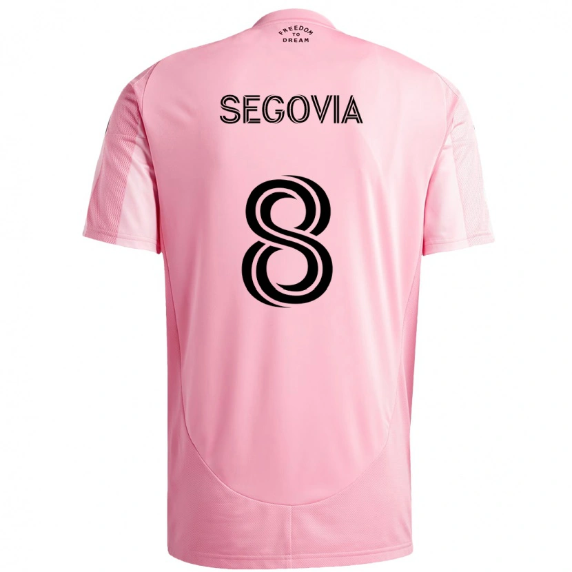 Danxen Men Telasco Segovia #8 Pink Black Home Jersey 2025/26 T-Shirt