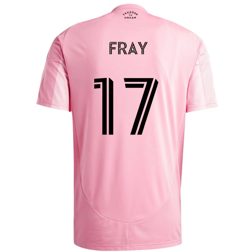 Danxen Men Ian Fray #17 Pink Black Home Jersey 2025/26 T-Shirt