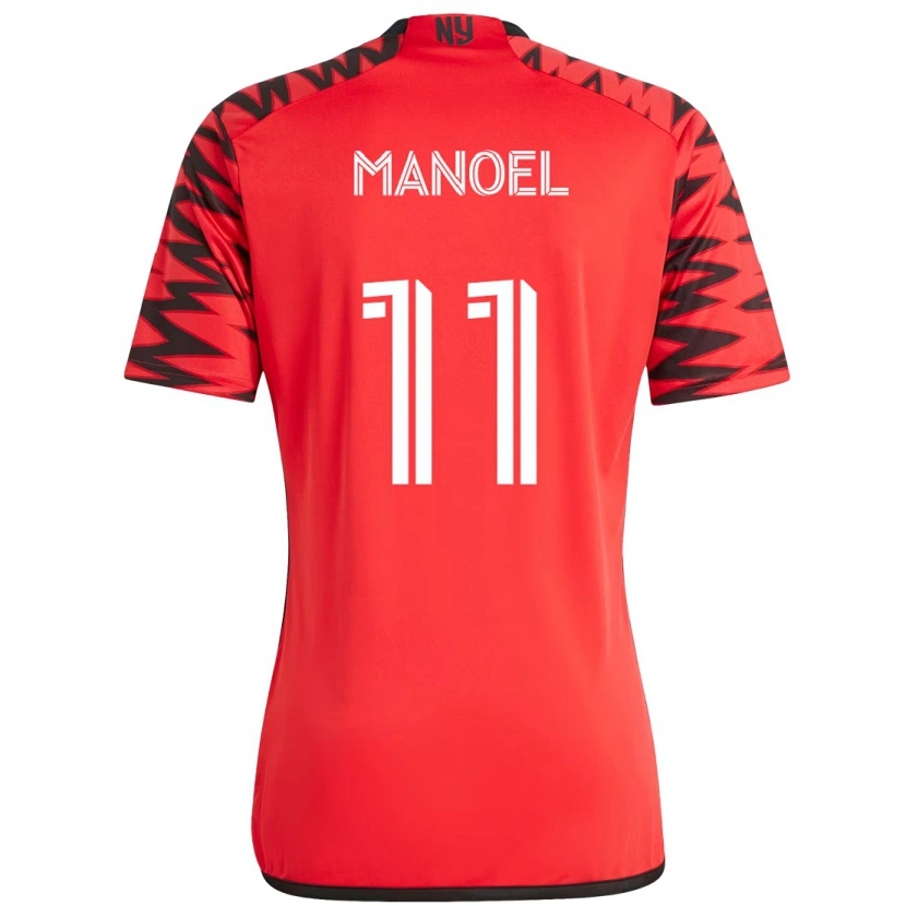 Danxen Men Elias Manoel #11 Red Black Home Jersey 2025/26 T-Shirt