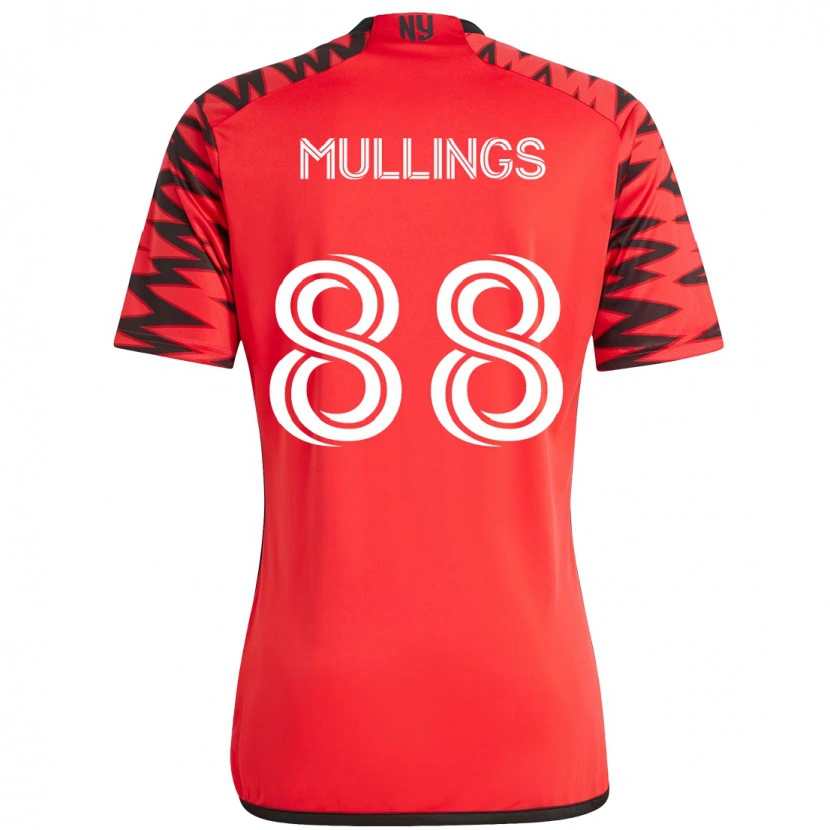 Danxen Men O'vonte Mullings #88 Red Black Home Jersey 2025/26 T-Shirt