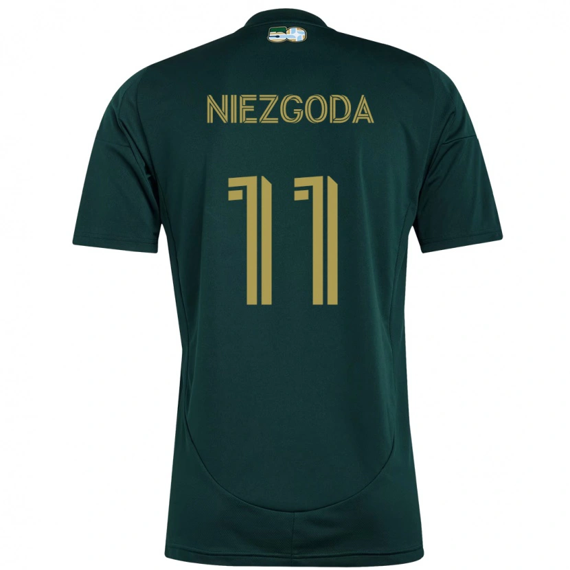 Danxen Men Jaroslaw Niezgoda #11 Black Brown Home Jersey 2025/26 T-Shirt