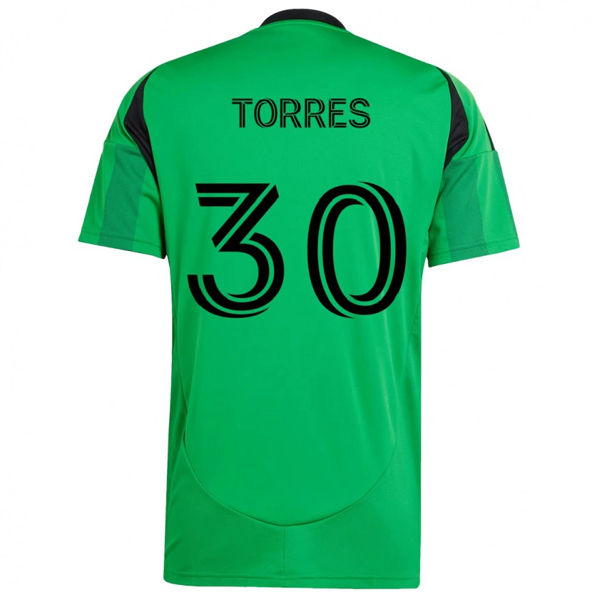 Danxen Men Ervin Torres #30 Green Black Home Jersey 2025/26 T-Shirt