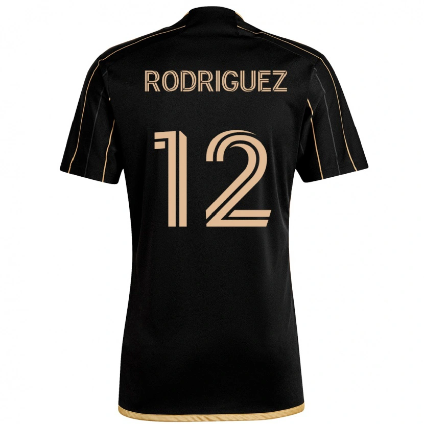 Danxen Men Jeremi Rodriguez #12 Black Brown Home Jersey 2025/26 T-Shirt