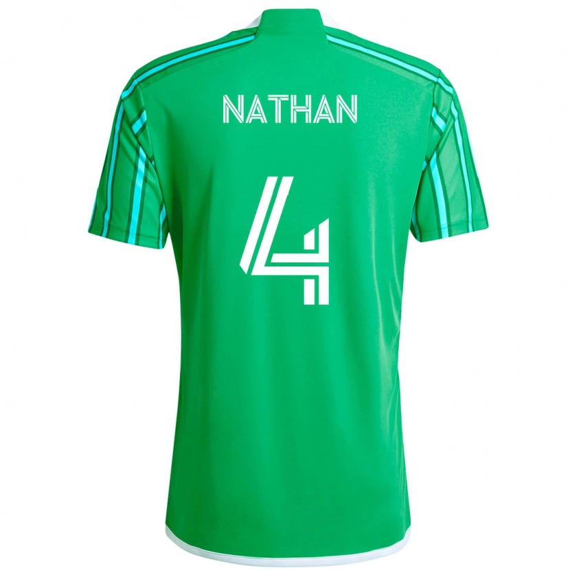 Danxen Men Nathan #4 Green White Home Jersey 2025/26 T-Shirt