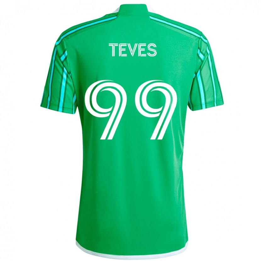 Danxen Men Dylan Teves #99 Green White Home Jersey 2025/26 T-Shirt