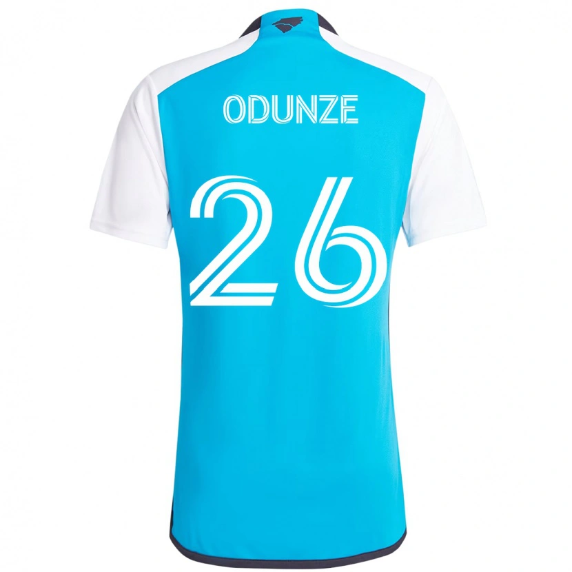 Danxen Men Chituru Odunze #26 Sky Blue White Home Jersey 2025/26 T-Shirt