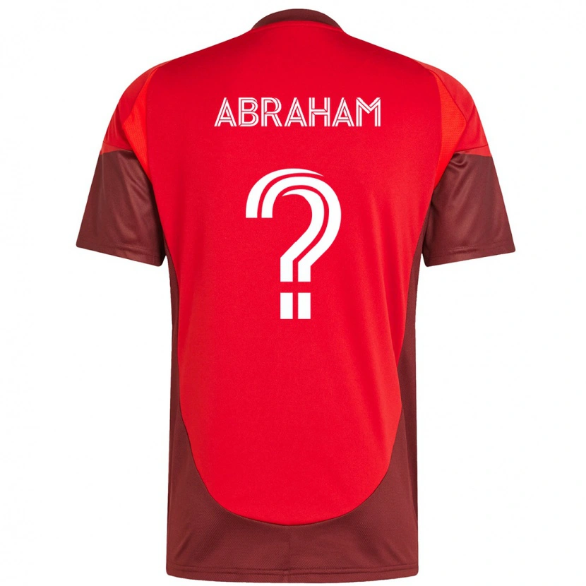 Danxen Men Nathaniel Abraham #0 Red White Home Jersey 2025/26 T-Shirt